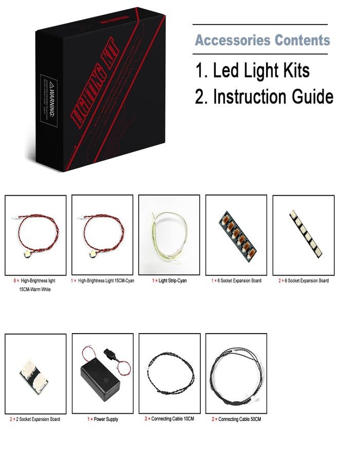 BrickBling LED Lighting Compatible with Lego Concorde, Creative Light Kit Compatible with Lego 10318-No Model Included - Image 2